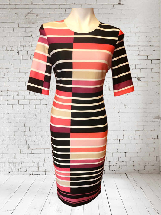 Eliza J Color Stripe Dress