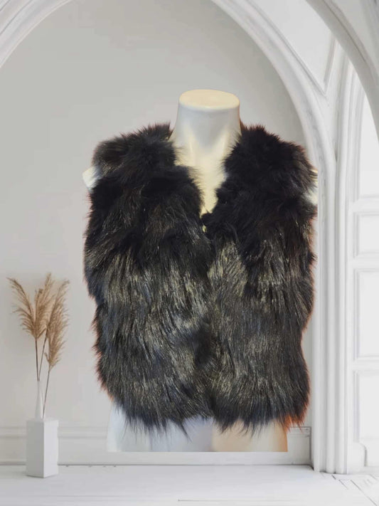 100% Fox Fur Luxe Vest