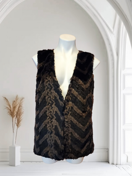 Betsy Johnson Faux Fur Vest